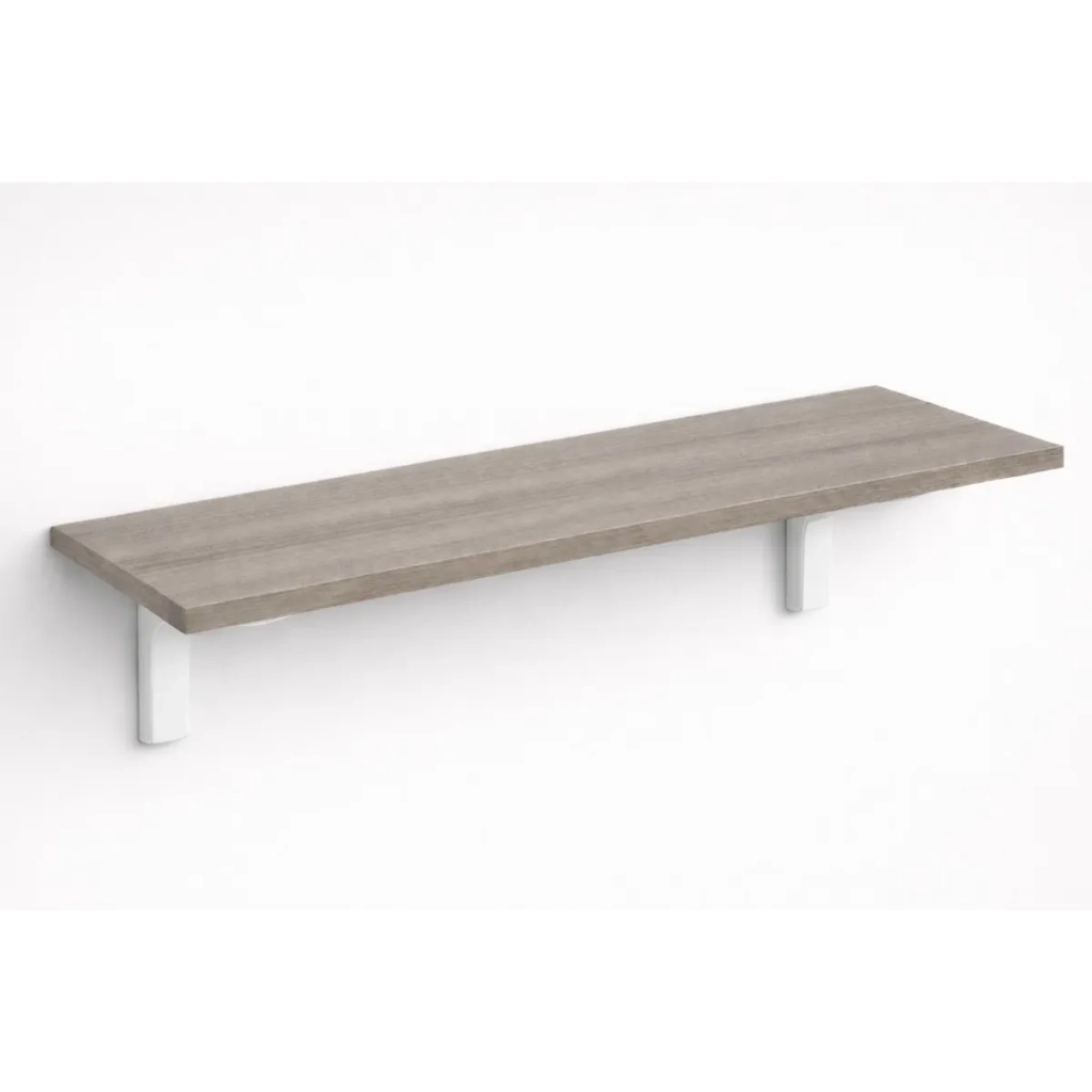 Mensola da Muro da appoggio in Legno nobilitato spessore 1,8 cm in colore Olmo 90x60 cm