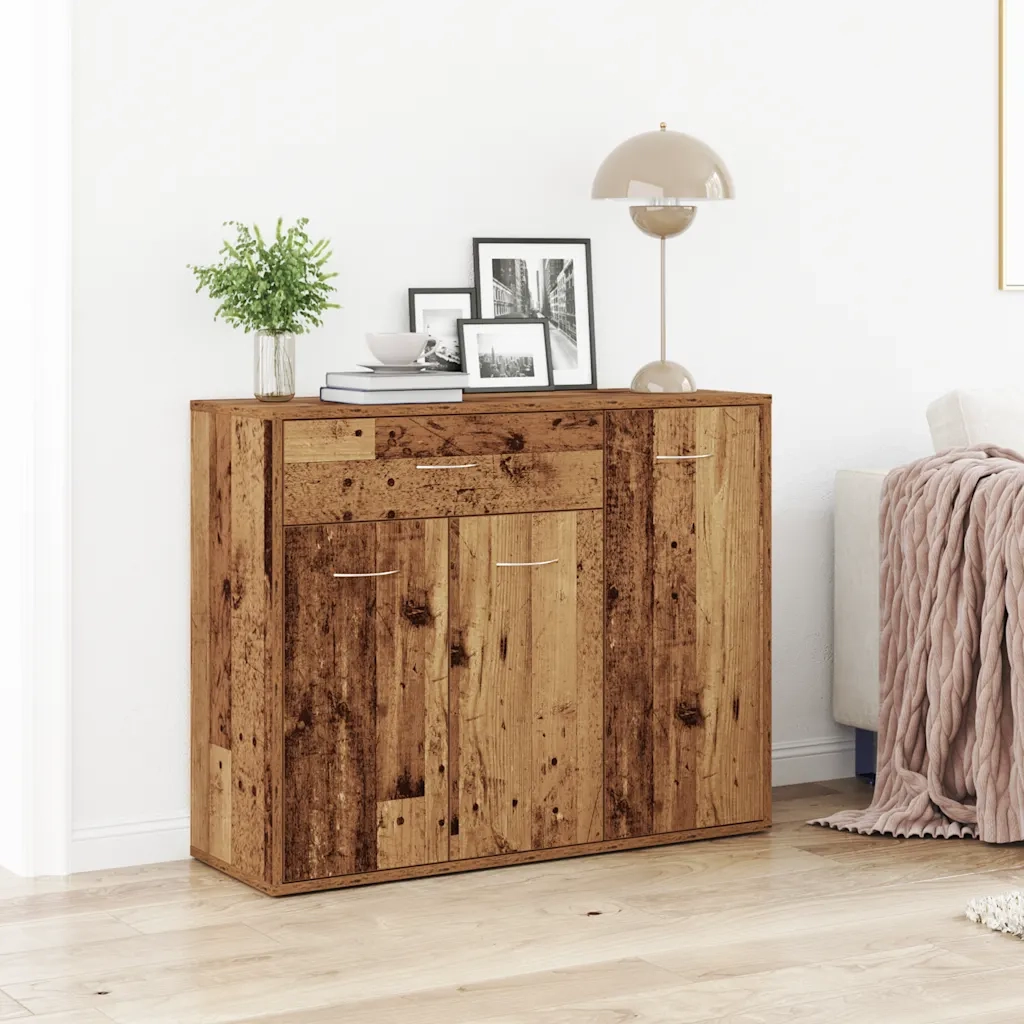 Credenza Legno Antico 88x30x70 cm in Legno Multistrato 861140