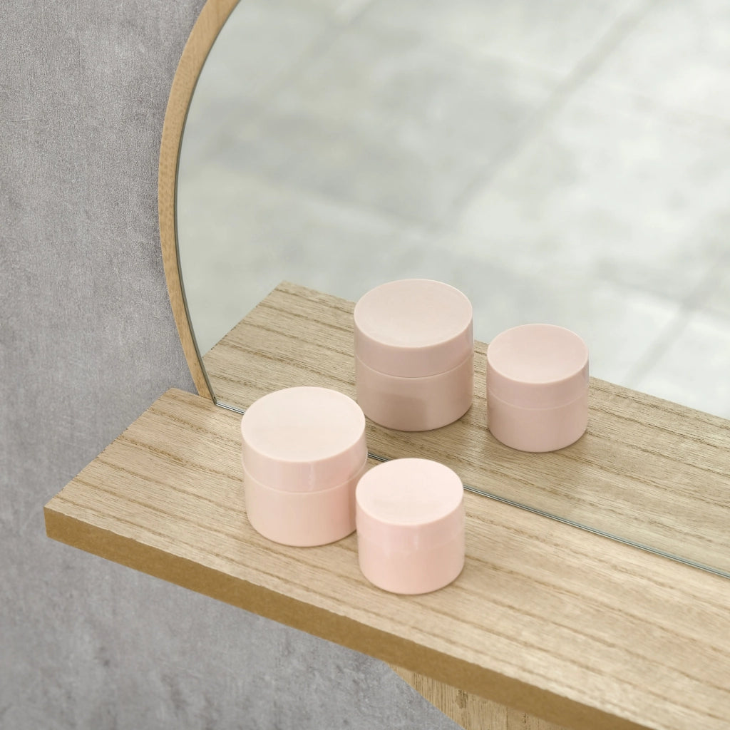 Specchio rotondo da bagno con ripiano ¨C Xylo ¨C ? 45 cm pannello particelle