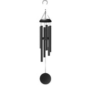 Chimica Acustica - Orologio a Campane in Alluminio - Rilassamento Creare - Profonda Sirena Musicale - 33.8L x 14.6B cm - Nero