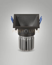 TOODLE FARETTO INCASSO QUADRATO ASIMMETRICO 2700K 1220LM 11W NERO