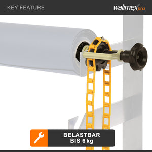 Walimex sfondo expan + catena e peso, arancione