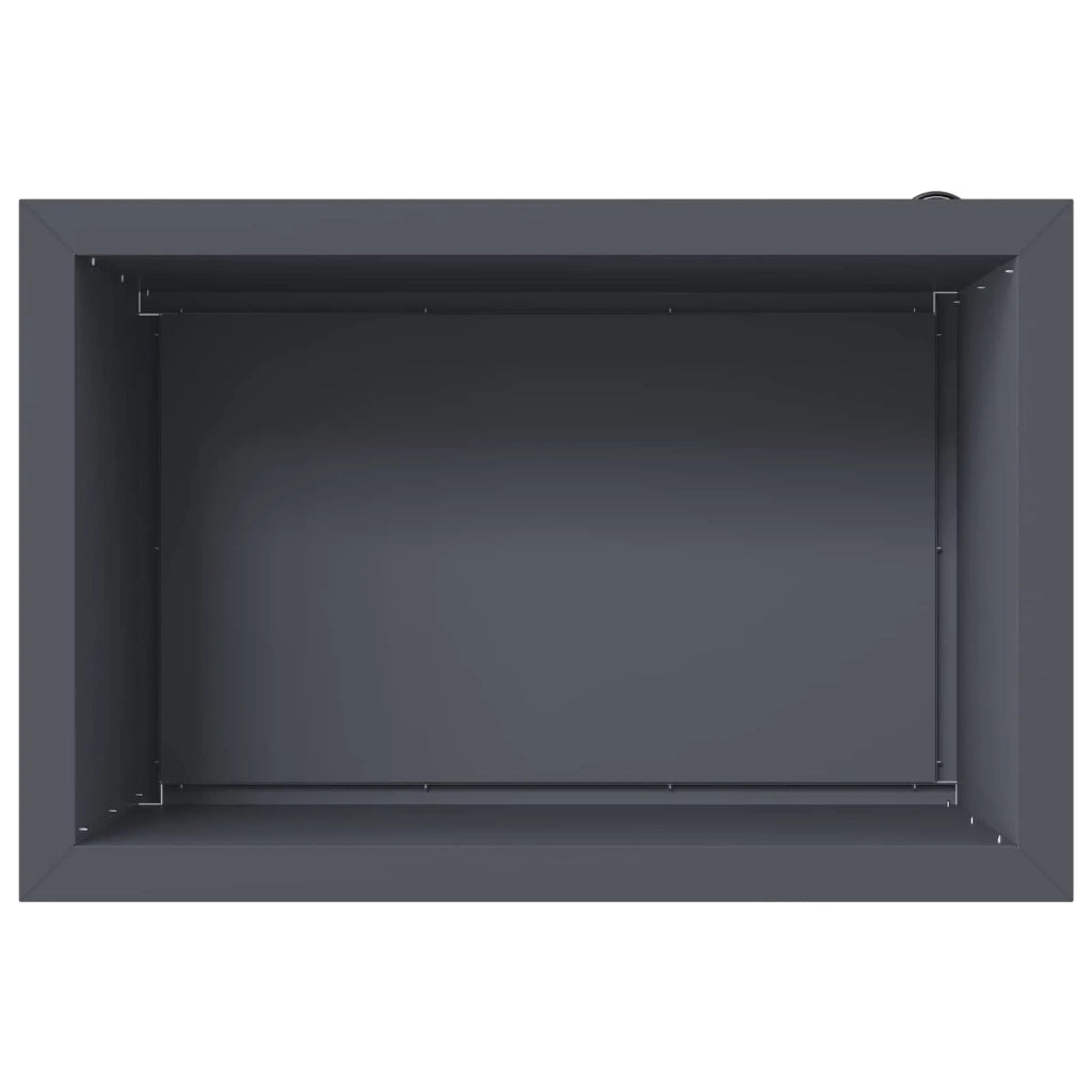 Fioriera da giardino con LED Antracite 40 x 60 x 40 cm Acciaio 8008144