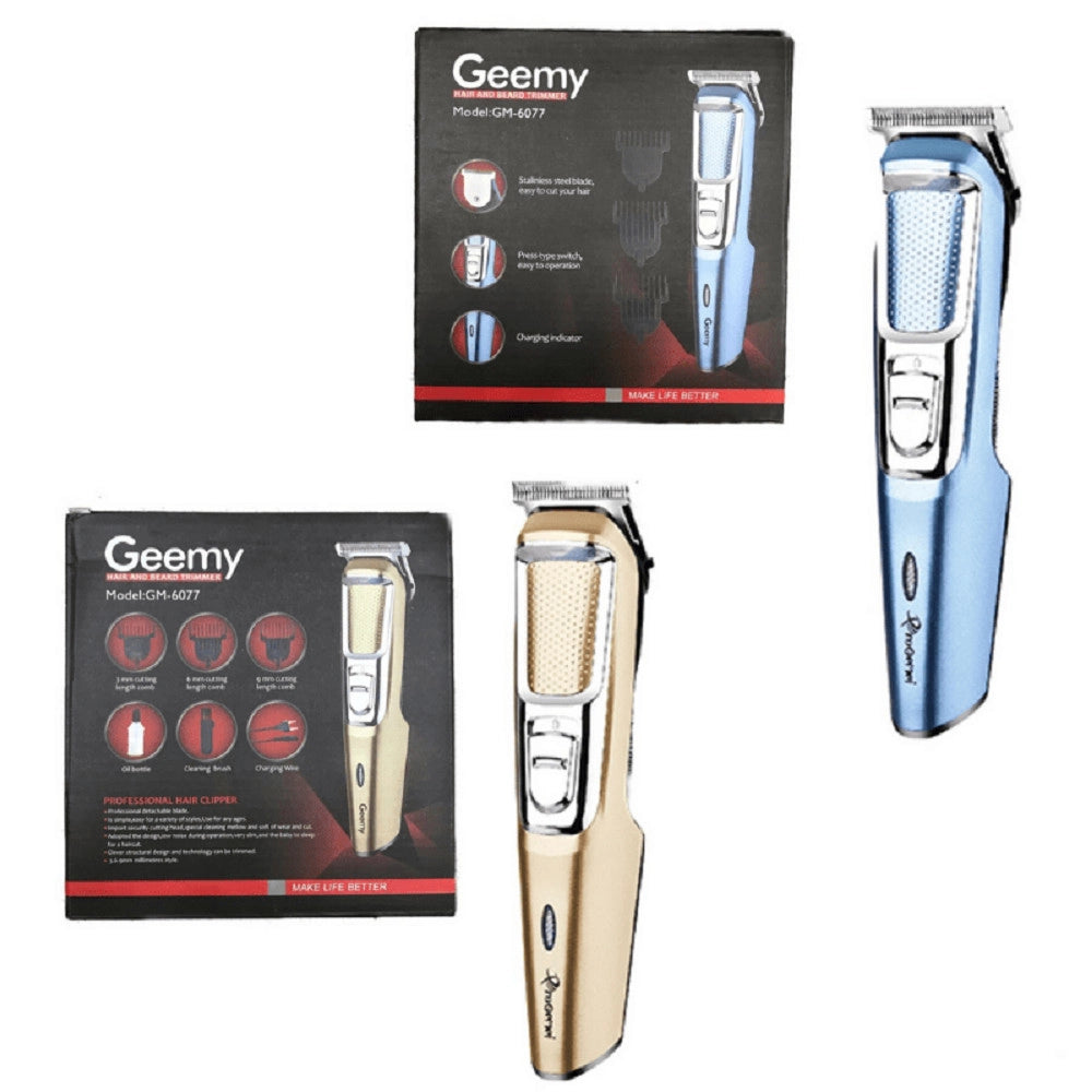 Trade Shop - Taglia Capelli Barba A Batteria Professionale Elettrico Ricaricabile Gm-6077 -