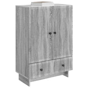 Credenza | Madia | Buffet da pranzo | Armadio da pranzo Sonoma grigia 66 x 34,5 x 95 cm Legno ingegnerizzato