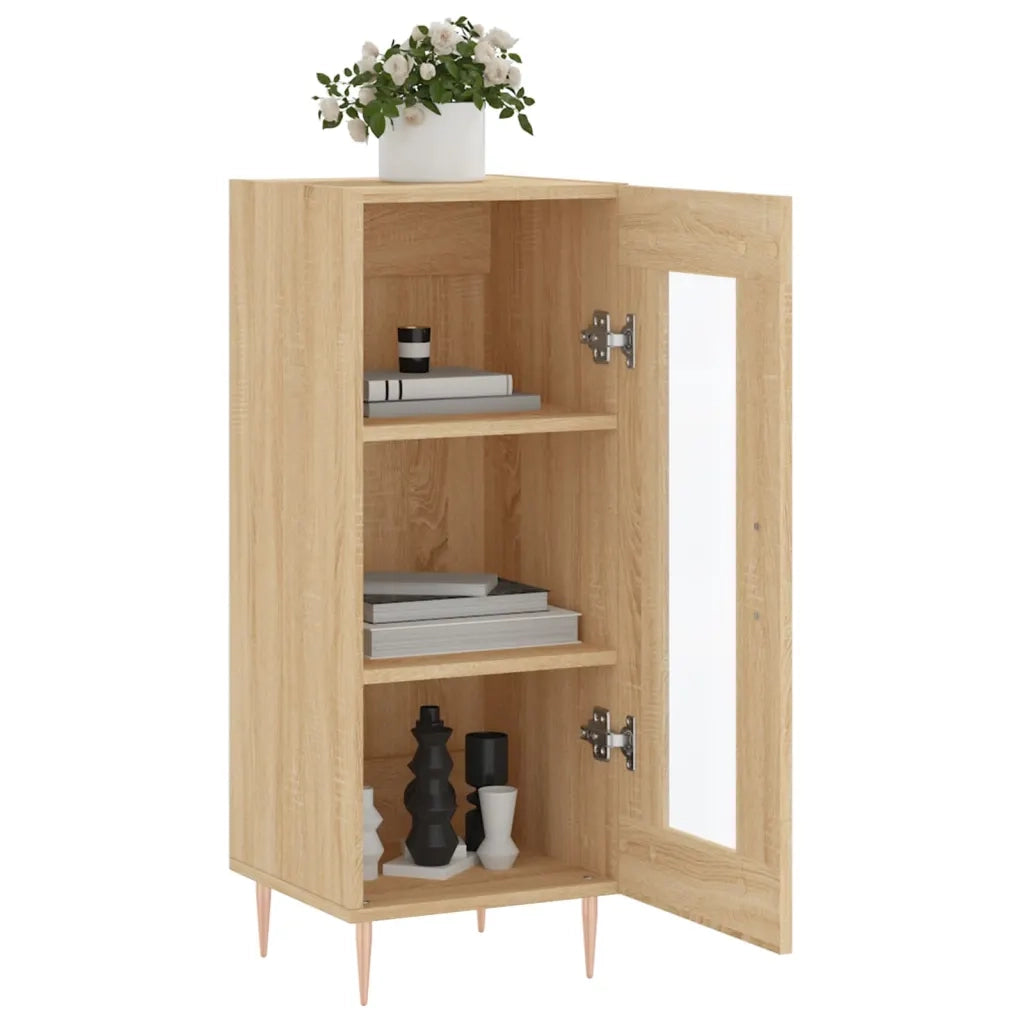 Credenza Rovere Sonoma 34,5x34x90 cm in Legno Multistrato 828783