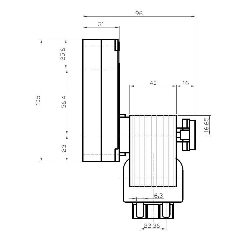 Ricambistufeapellet Motoriduttore per Stufa a Pellet KENTA K9177358 Foro Albero 8,5mm 8,5 RPM Rotazione oraria