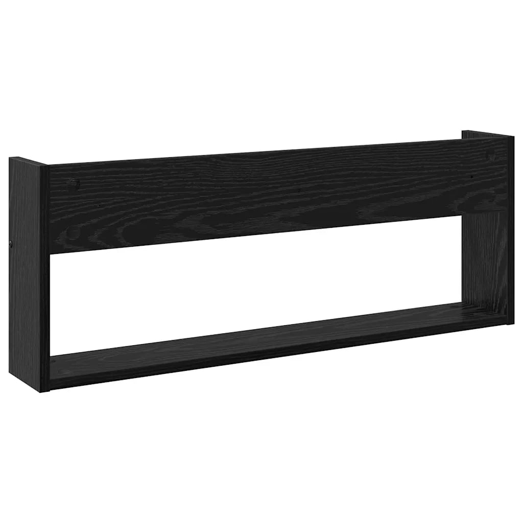 Scaffale per riviste Rovere Nero 80 x 12 x 30 cm CFW5492575