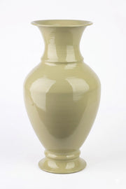 Vaso metallo Mondex Roger 17x21,5x41 cm verde salvia 1 pz