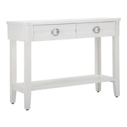Tavolo Consolle VKH603, Bianco, Legno, 110x40x82 cm