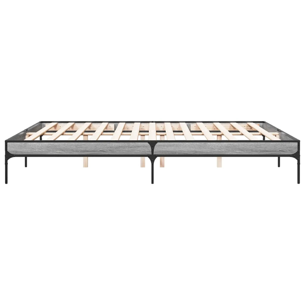 Giroletto Grigio Sonoma 200x200 cm in Legno Multistrato Metallo