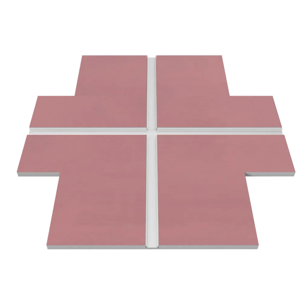 Cartongesso con profilo in alluminio integrato "X" ignifugo