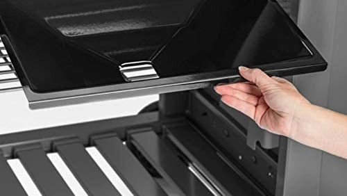 Weber barbecue a gas gpl genesis e-310 gbs acciaio nero con ruote girevoli