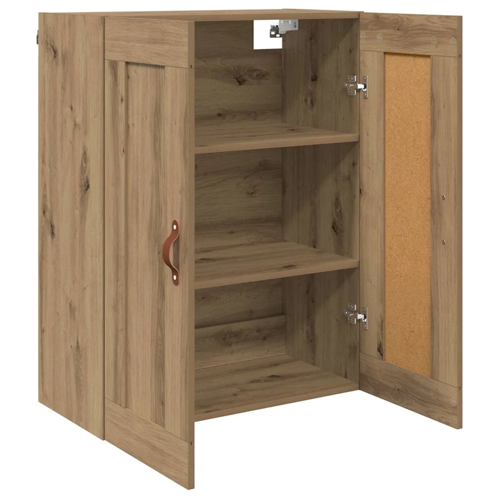 Pensile | Mobile a Parete Rovere artigianale 69,5 x 34 x 90 cm Legno multistrato
