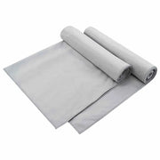 Asciugamani per Sedia Outdoor 2 pz | Teli per bagno Grigio 130 x 60 cm