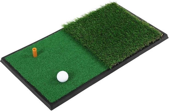 Matto da Golf per Allenamento - Matto da Pratica - Tappeto da Golf - Allenamento del Colpo di Golf - Portatile - Indoor/Outdoor - Formato Compattato - Matto da Golf da Allenamento