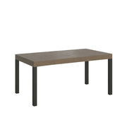 Tavolo Allungabile 120/380x90 cm Everyday Premium Tortora Gambe Antracite