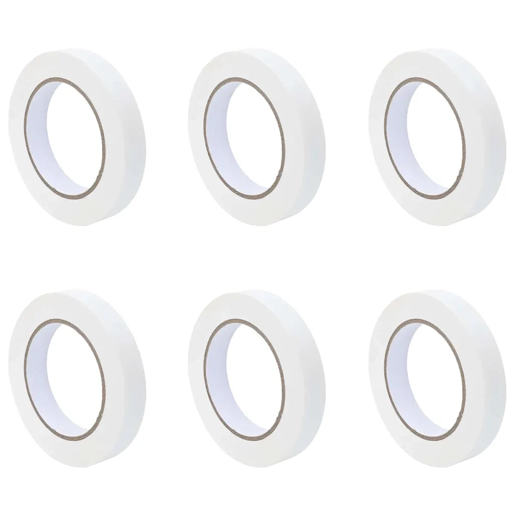Nastri Adesivi per Pittori 6 pz Bianco 19mm x 50m Carta CFW7781110