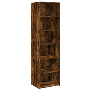 Buffet credenza cassettiera mobiletto mobile contenitore organizer cucina soggiorno salotto alto 50 x 41 x 185 cm legno ingegnerizzato marrone 02_0033365