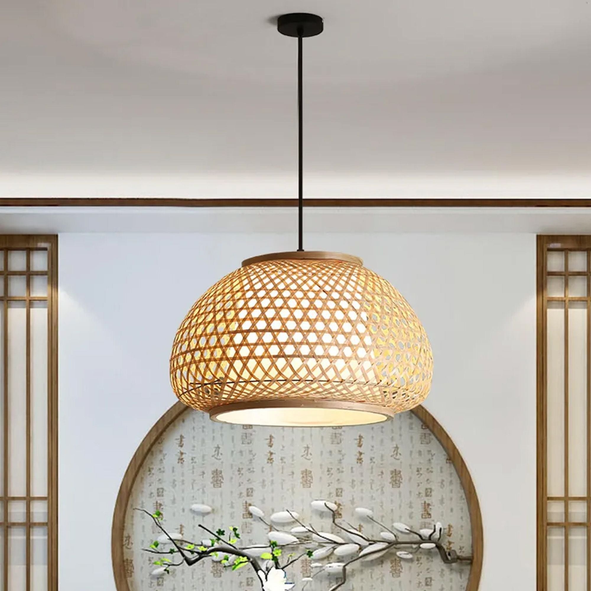 Lampada Da Soffitto Bamboo APP1648-1CP