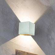 APPLIQUE LED COB LAMPADA PARETE 20W QUADRATO BIANCO NATURALE INTERNO ESTERNO 18