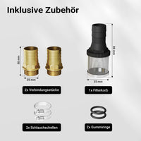 Pompa autoadescante per trasferimento diesel gasolio 12V / 160W 40 l/min