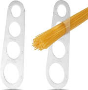 Impastatrice e Distributore in Acciaio Inossidabile - Kit di Cucina da 2 pezzi con 4 Fori per Spaghetti - Utensile Manuale Pratico per la Preparazione degli Spaghetti