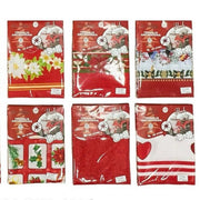 Trade Shop - Tovaglia Natalizia Antimacchia No Stiro Impermeabile Varie Fantasie 24 Posti -