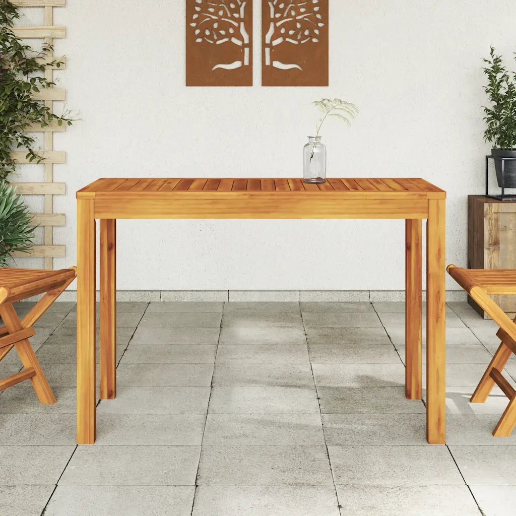 Tavolo da Pranzo da Giardino 110x55x75 cm Legno Massello Acacia