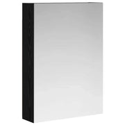Mobiletto per specchio da Bagno | Armadio da bagno Rovere Nero 50 x 14,5 x 70 cm