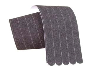 NASTRO ADESIVO ANTISCIVOLO ANTISDRUCCIOLO NERO IN STRISCE- - mm.19h. strisce da cm.60 in conf. pz.5 - 5 blister GEKO