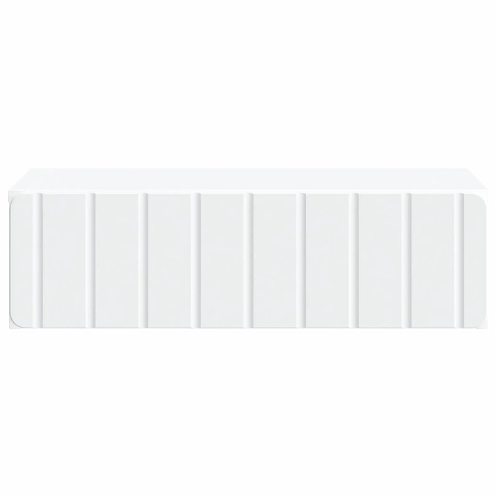 Tavolino da Parete Laterale Bianco 59 x 34,5 x 17 cm 898315