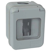 INVOLUCRO A PARETE + PORTELLA IP44 MARLANVIL - POSTI 1 MM 66X82 H.MM 57 X VENUS- 6 pezzi