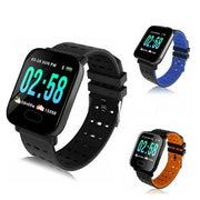 Trade Shop - Smart Watch A6 Bracciale Pressione Sanguigna Frequenza Cardiaca Monitor Fitness -