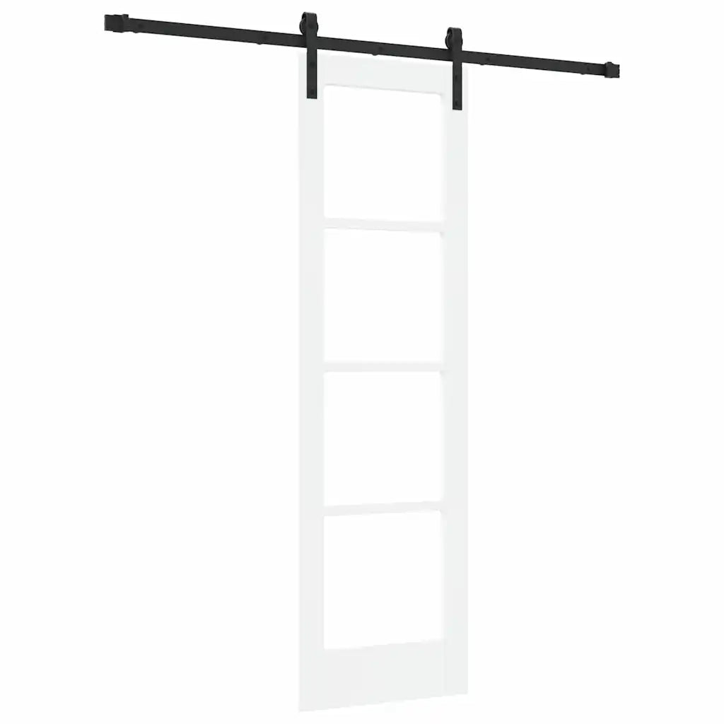 Porta scorrevole ORKDAL Bianco e Nero 61 x 198,5 cm 3331818