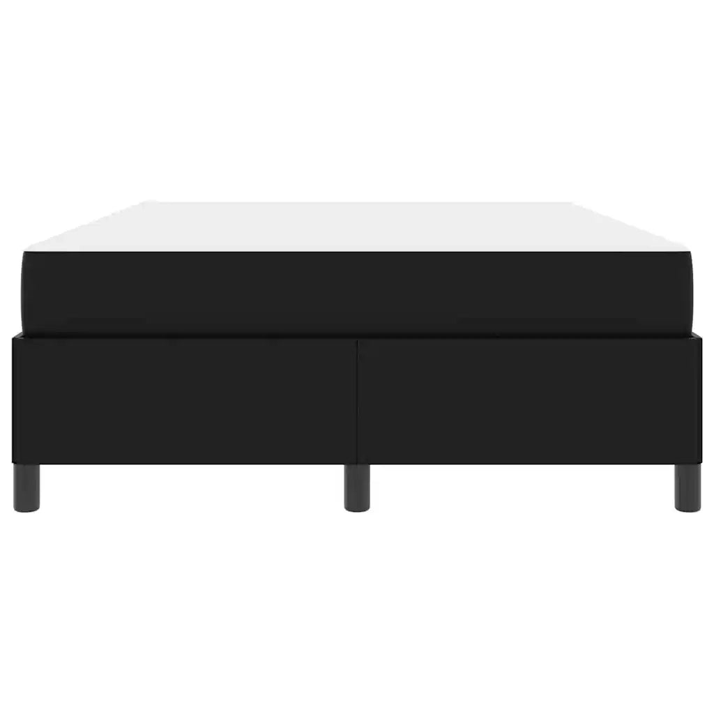Struttura del letto con materasso Nero 140 x 190 cm Tessuto 3398999