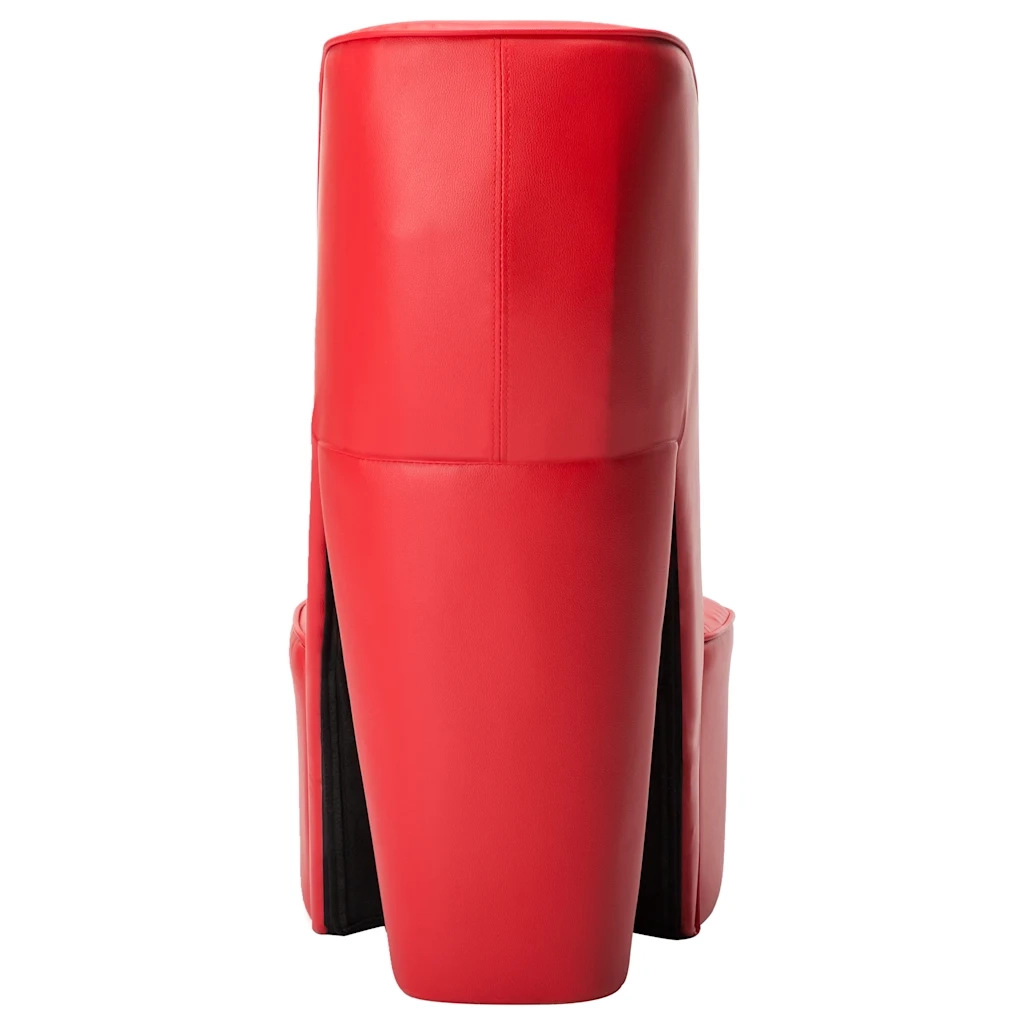 Poltrona a Forma di Scarpa con Tacco Alto in Similpelle Rossa 248646