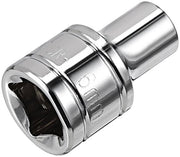 Chiodo a 6 mm - 3/8 pollici Alesaggio - Socket 6 punti - Acciaio Cromo-Vanadio - Socket profondo - Socket resistente e resistente all'usura - Chiave a stella