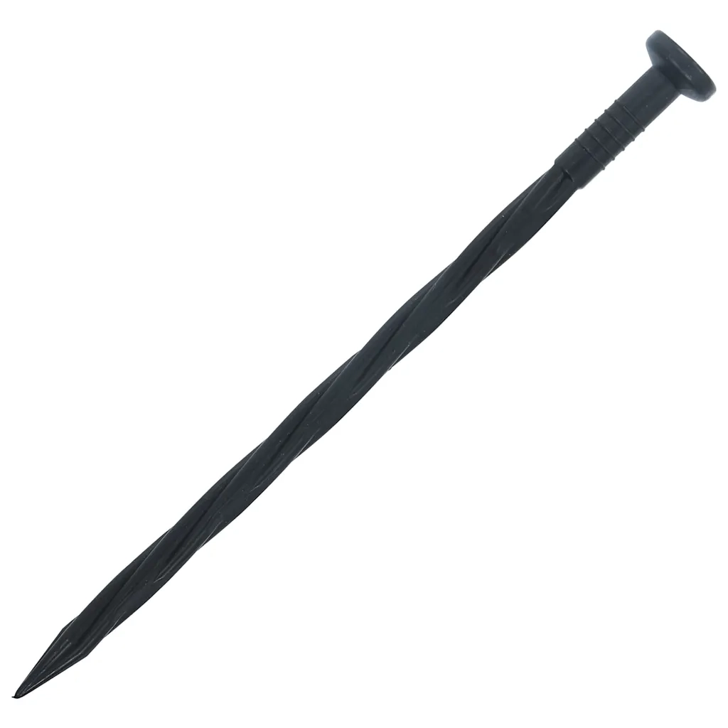 Bordura per Prato Flessibile con 30 Picchetti 10 m 5 cm 48614