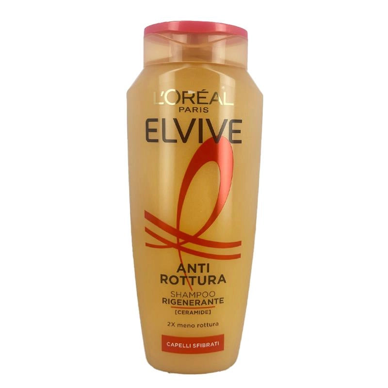 L'OREAL PARIS ELVIVE SHAMPOO RIGENERANTE ANTI ROTTURA CON CERAMIDE PER CAPELLI SFIBRATI 250 ML