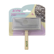 ZOOV CARDATORE C/MANICO LEGNO 11,5X5,5 CM- 1,0 pz