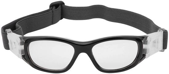 Occhiali sportivi per bambini - Lenti scambiabili - Lenti in poliacrilato - Supporti nasali in silicone - Cinturino regolabile - Adatto per attività sportive