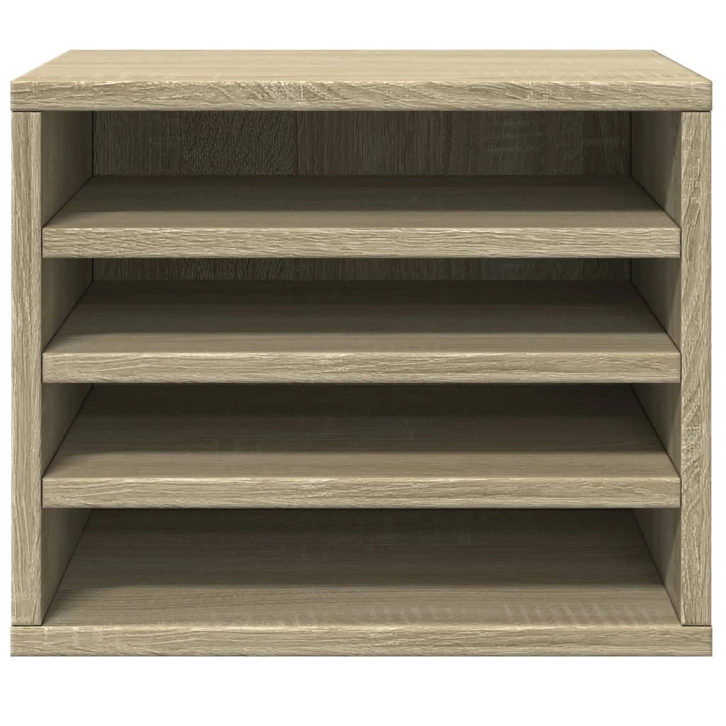 Mobiletto portaoggetti per ufficio in rovere Sonoma 36 x 26 x 29,5 cm 02_0043586