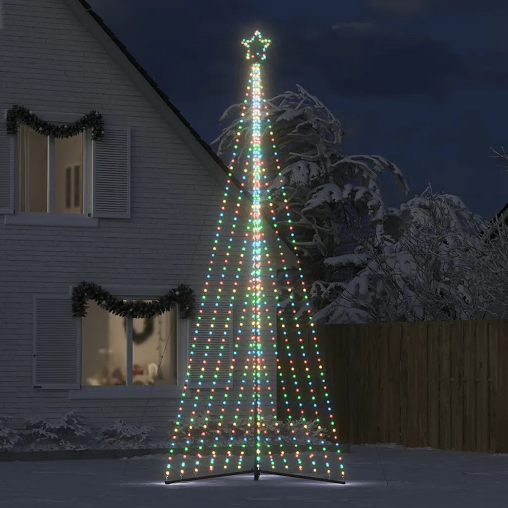 vidaXL Albero di Natale a LED 789 LED Colorato 476 cm