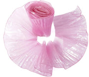 Seta Organzata 5 Metri - Lint a Ghiaccio - Decorazione Lint - Imballo di Regalo - Decorazione per Matrimoni - Lint a Poliestere Leggero - Lint Decorativo