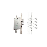 Serratura per porta blindata sinistra triplice interasse 37 mm – 52.771/37SX – Mottura