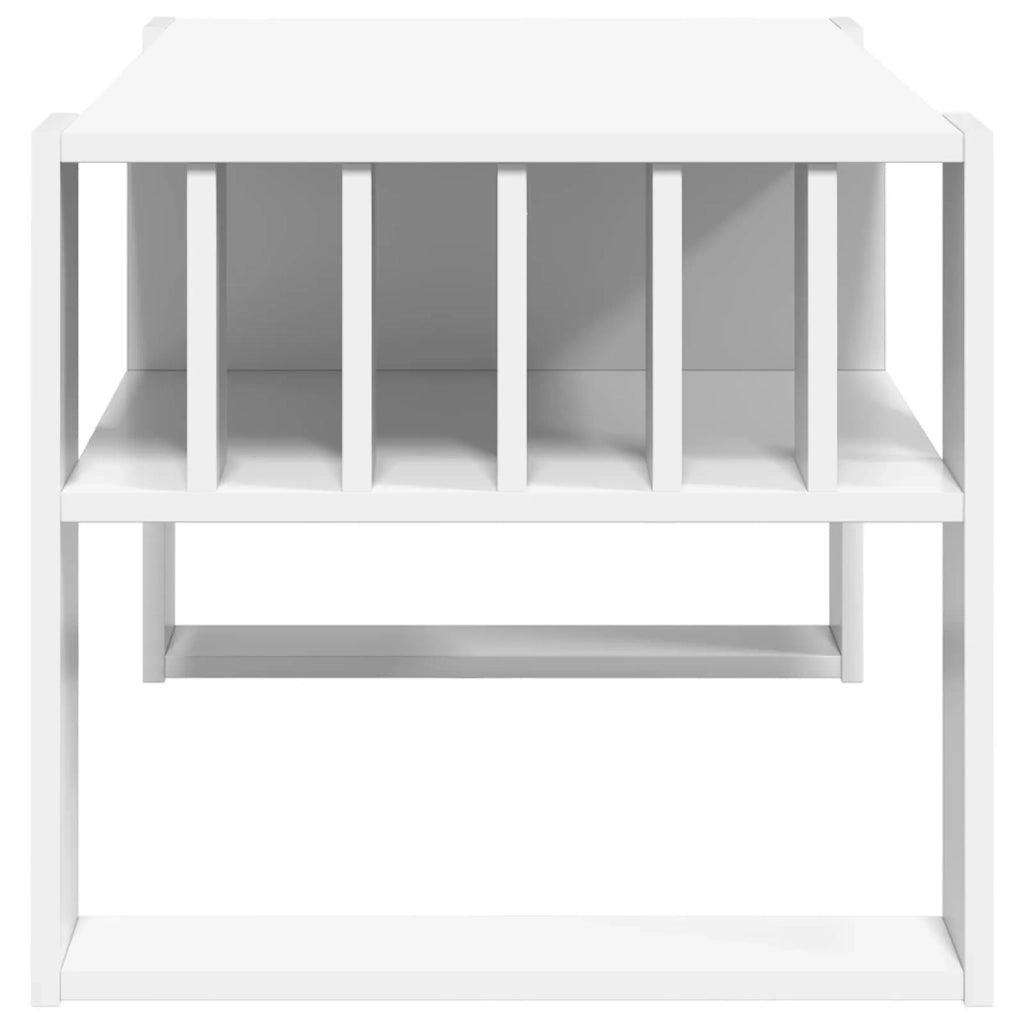 Tavolino da salotto Bianco 92 x 49,5 x 45 cm Legno multistrato