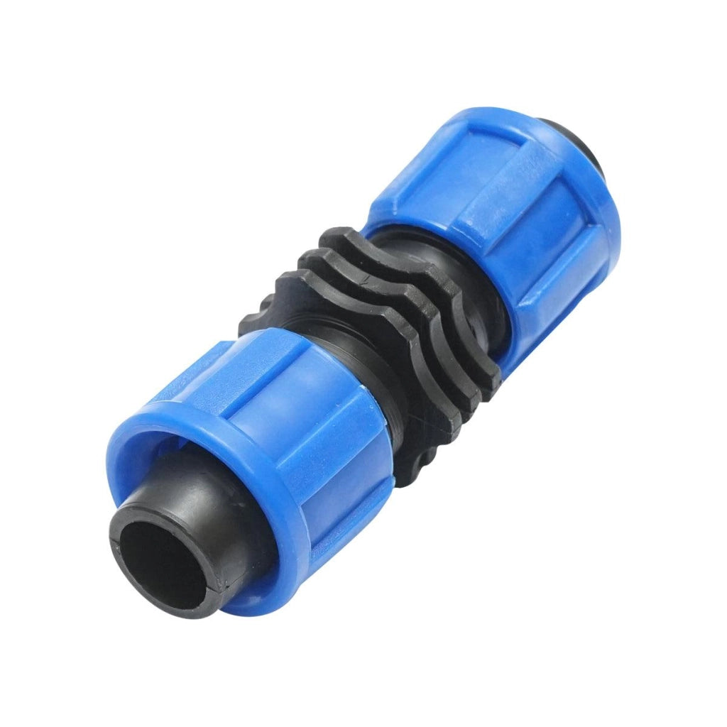 Raccordo/Manicotto/Connettore tubo irrigazione 16 x 16 mm. Raccordo Ala Gocciolante 16 x 16 mm.