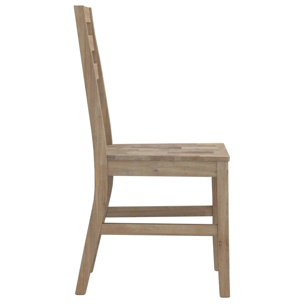 Set da Pranzo 7 pz in Legno Massello di Acacia cod mxl 12563