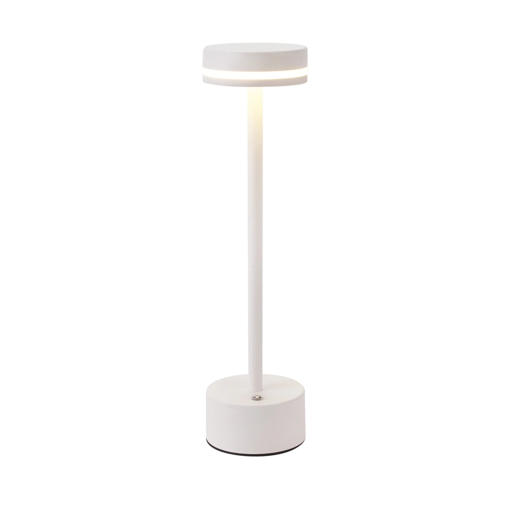 ZMH Lampada da tavolo LED bianca set 2 pezzi wireless touch dimmerabile H32cm per comodino camera letto